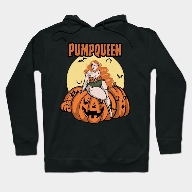 Pumpqueen Hoodie by SaraWired